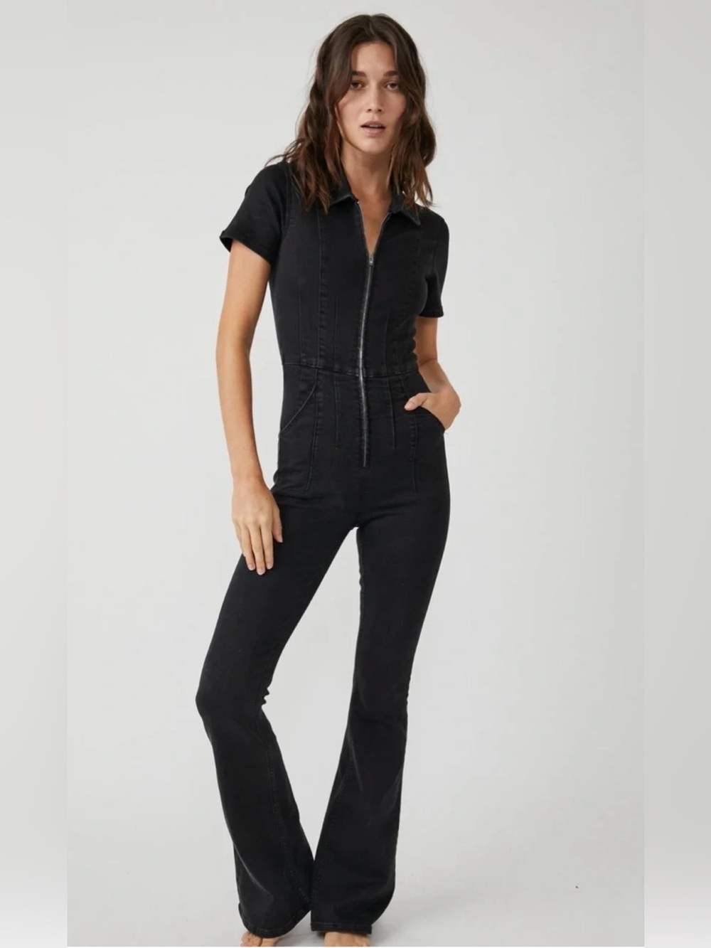 Free People We the Free Jayde Flare Jumpsuit
